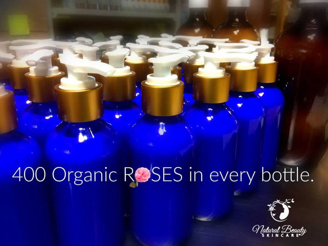 Organic Rose Otto Aroma-Therapy Body Lotion - Natural Beauty Skincare® - Nature's Creations - Shop Online