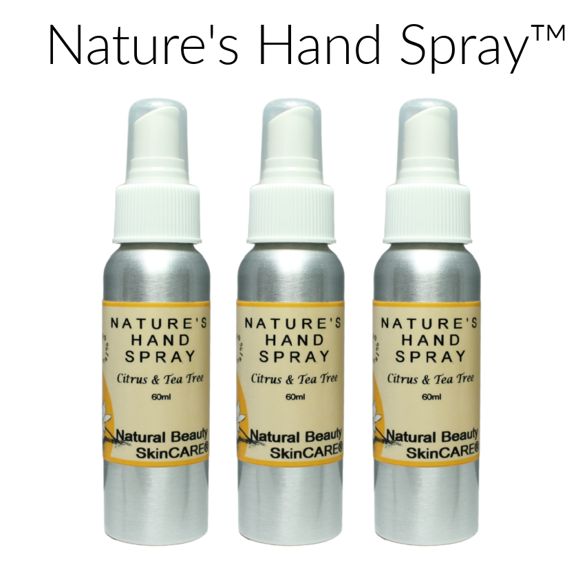 Nature's Hand Spray - Natural Beauty Skincare® - Nature's Creations - Shop Online