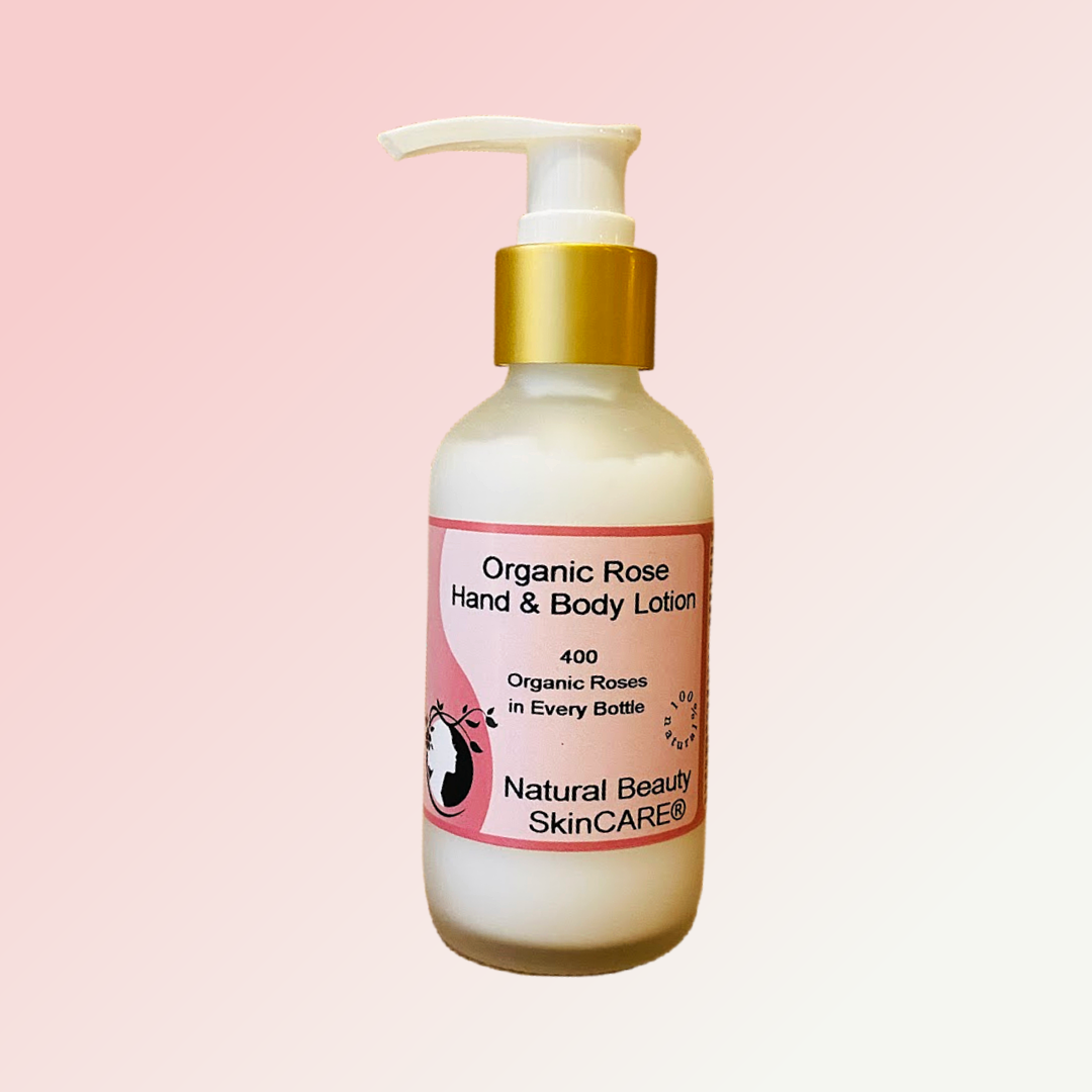 Organic Rose Otto Aroma-Therapy Body Lotion - 120 ml