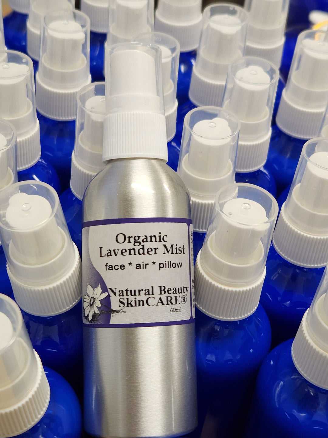 Organic Lavender Facial Mist - Natural Beauty Skincare® - Nature's Creations - Shop Online