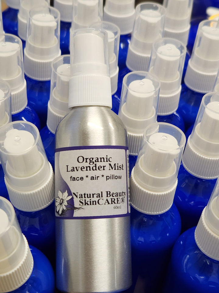 Organic Lavender Facial Mist - Natural Beauty Skincare® - Nature's Creations - Shop Online