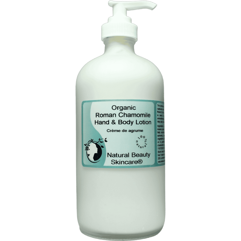 Organic Roman Chamomile Hand & Body Lotion - Natural Beauty Skincare® - Nature's Creations - Shop Online