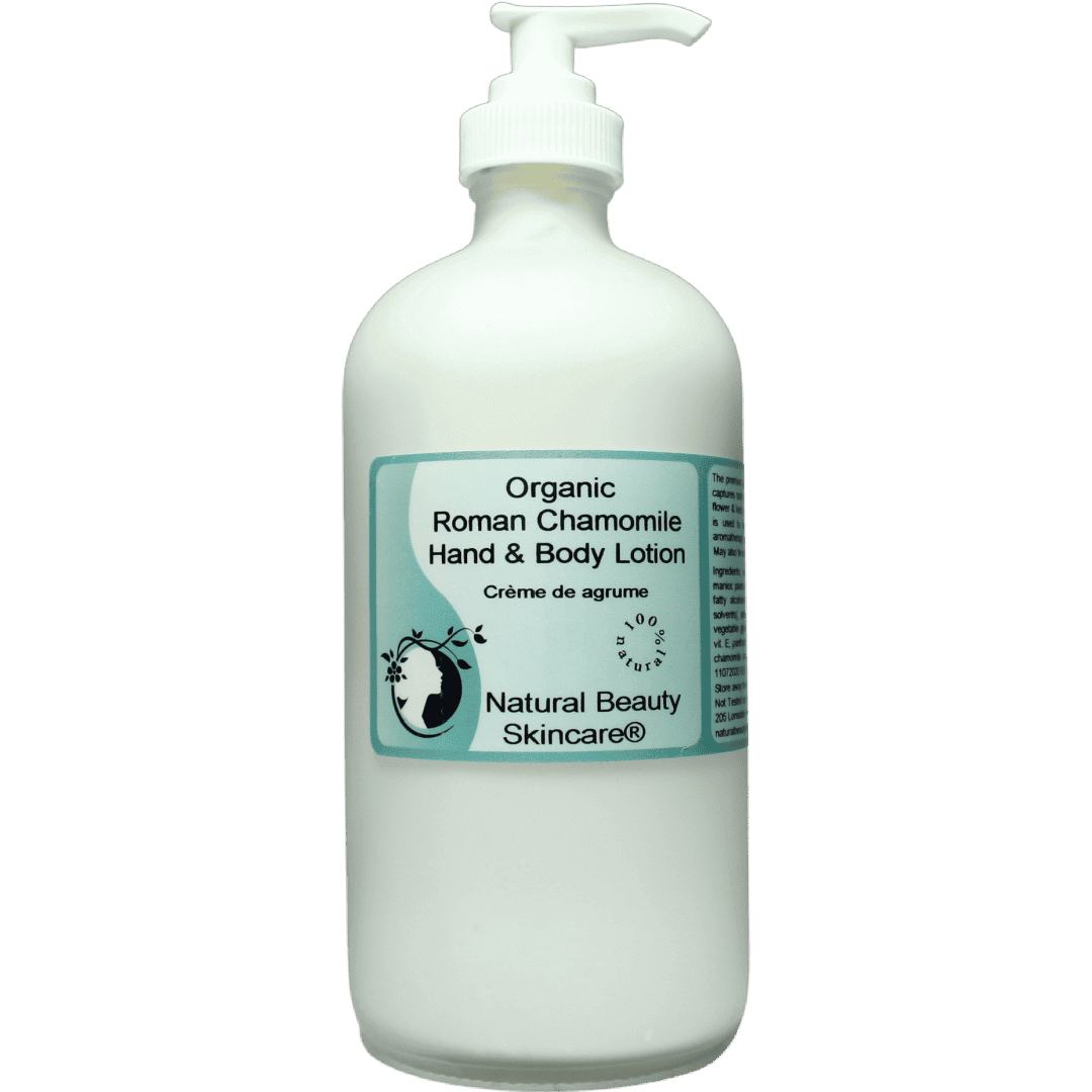 Organic Roman Chamomile Hand & Body Lotion - Natural Beauty Skincare® - Nature's Creations - Shop Online