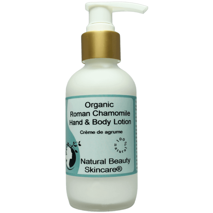 Organic Roman Chamomile Hand & Body Lotion - Natural Beauty Skincare® - Nature's Creations - Shop Online