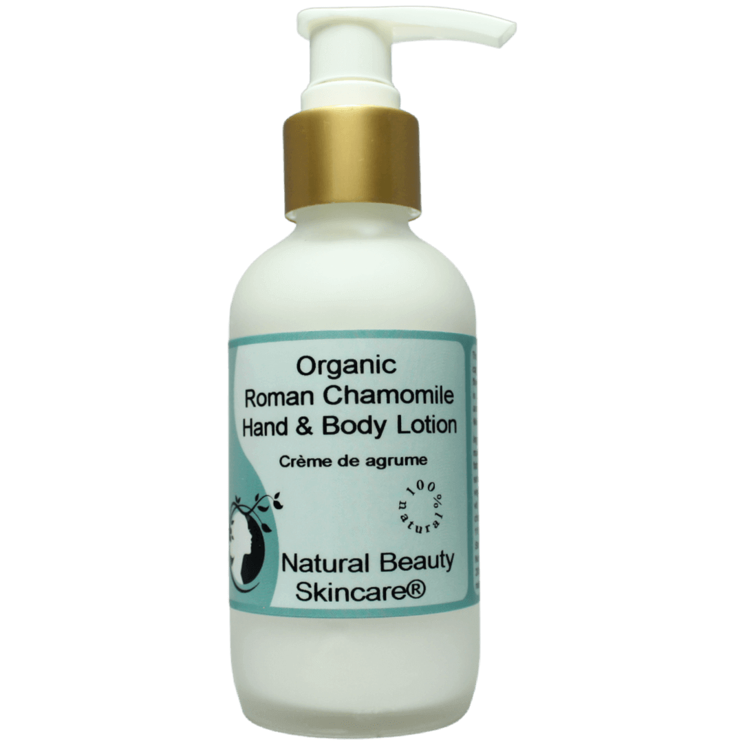 Organic Roman Chamomile Hand & Body Lotion - Natural Beauty Skincare® - Nature's Creations - Shop Online