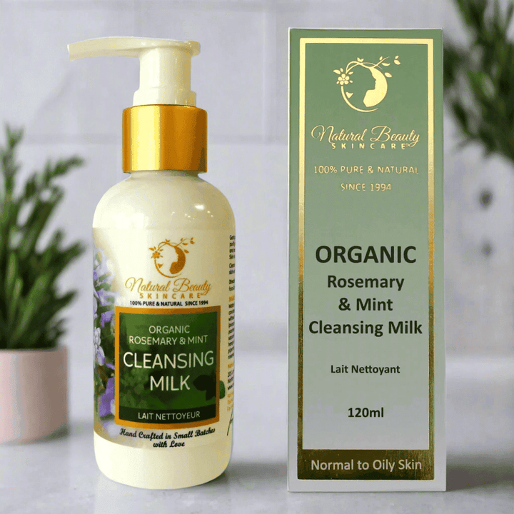 Organic Mint & Rosemary Cleansing Milk - Natural Beauty Skincare® - Nature's Creations - Shop Online