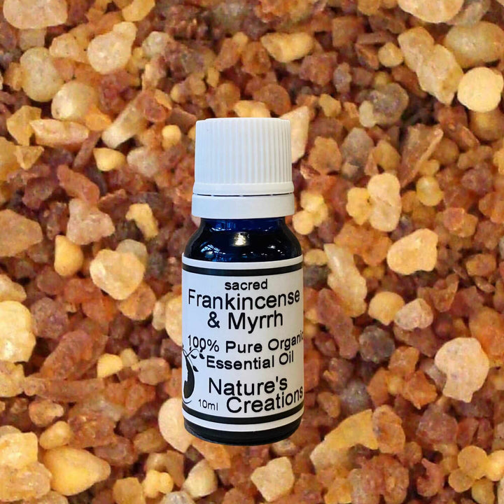 Organic Sacred Frankincense & Myrrh Co-Distillate - Natural Beauty Skincare® - Nature's Creations - Shop Online