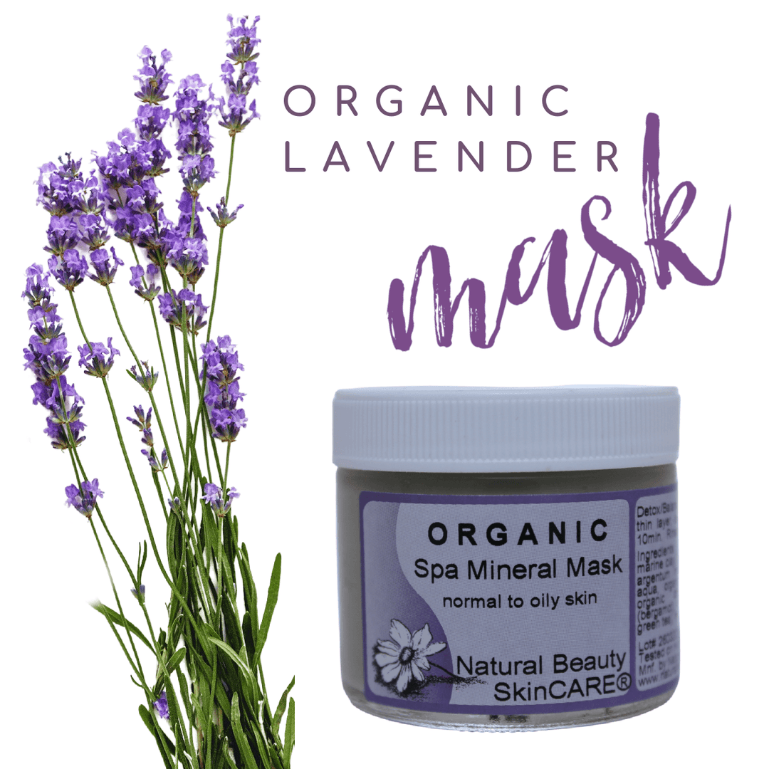 Organic Lavender Mineral Mask - Natural Beauty Skincare® - Nature's Creations - Shop Online