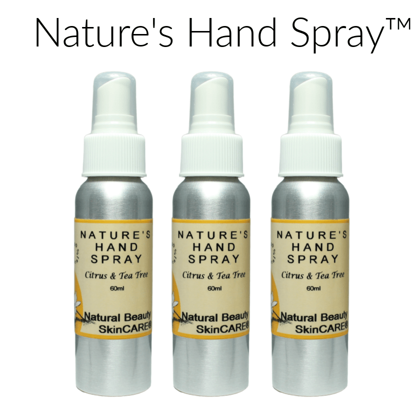 HAND SPRAY Tea Tree & Citrus - Natural Beauty Skincare® - Nature's Creations - Shop Online