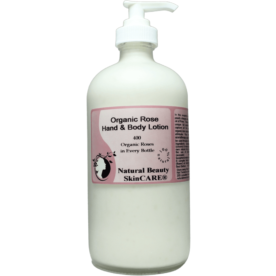 Organic Rose Otto Aroma-Therapy Body Lotion - Natural Beauty Skincare® - Nature's Creations - Shop Online