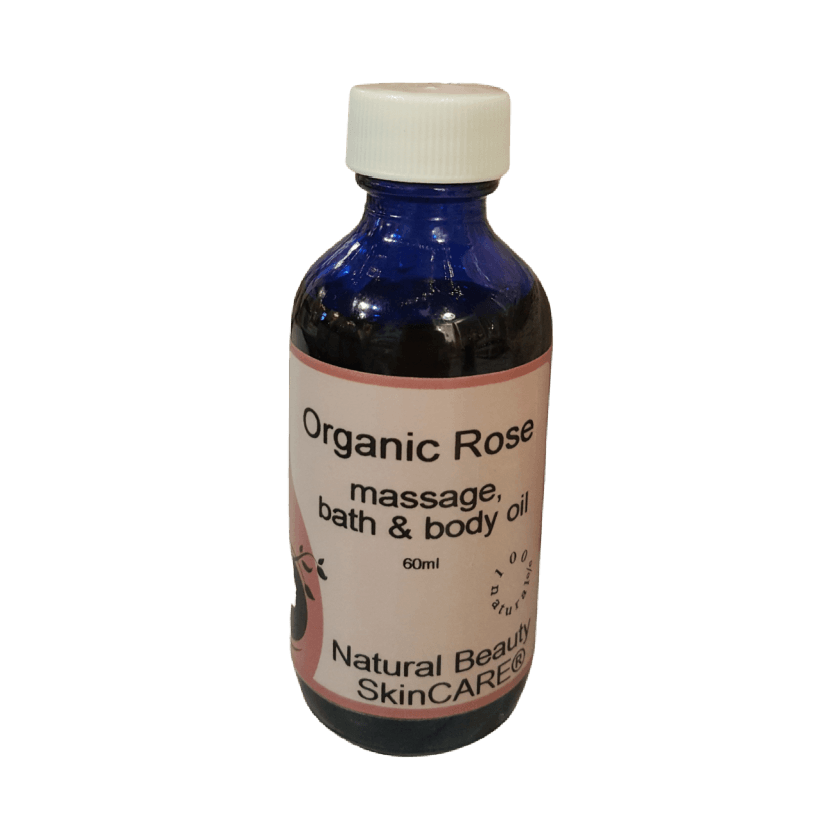 Rose Body/Bath/Massge Oil - Natural Beauty Skincare® - Nature's Creations - Shop Online