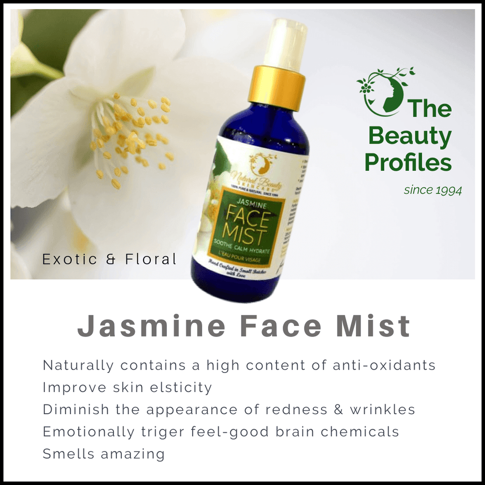 Jasmine Flower Facial Mist - Natural Beauty Skincare® - Nature's Creations - Shop Online