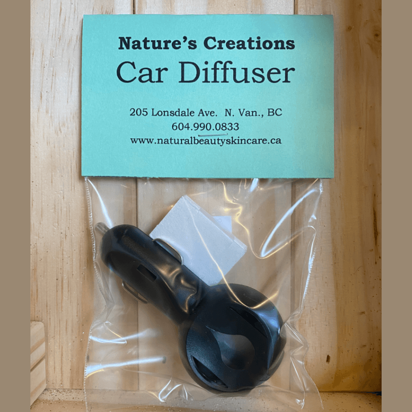 Aromatherapy Car Diffuser - Natural Beauty Skincare® - Nature's Creations - Shop Online