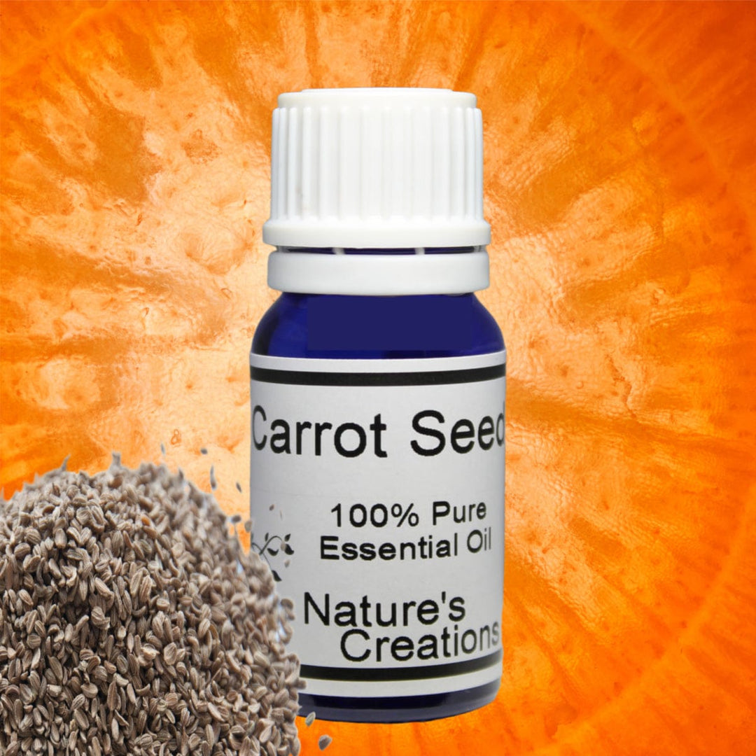 Carrot Seed Essential Oil 10ml - - Natural Beauty Skincare® - Nature's Creations - Shop Online