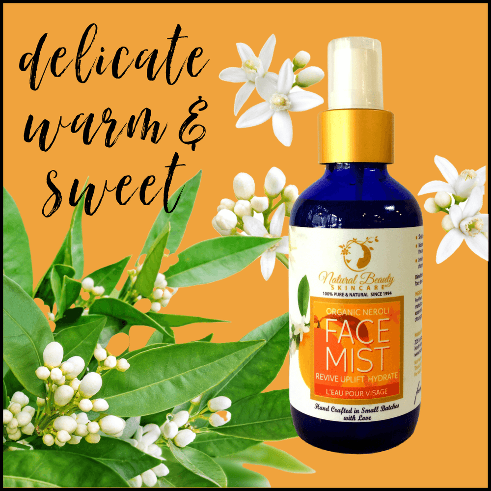 Neroli Flower Facial Mist - Natural Beauty Skincare® - Nature's Creations - Shop Online