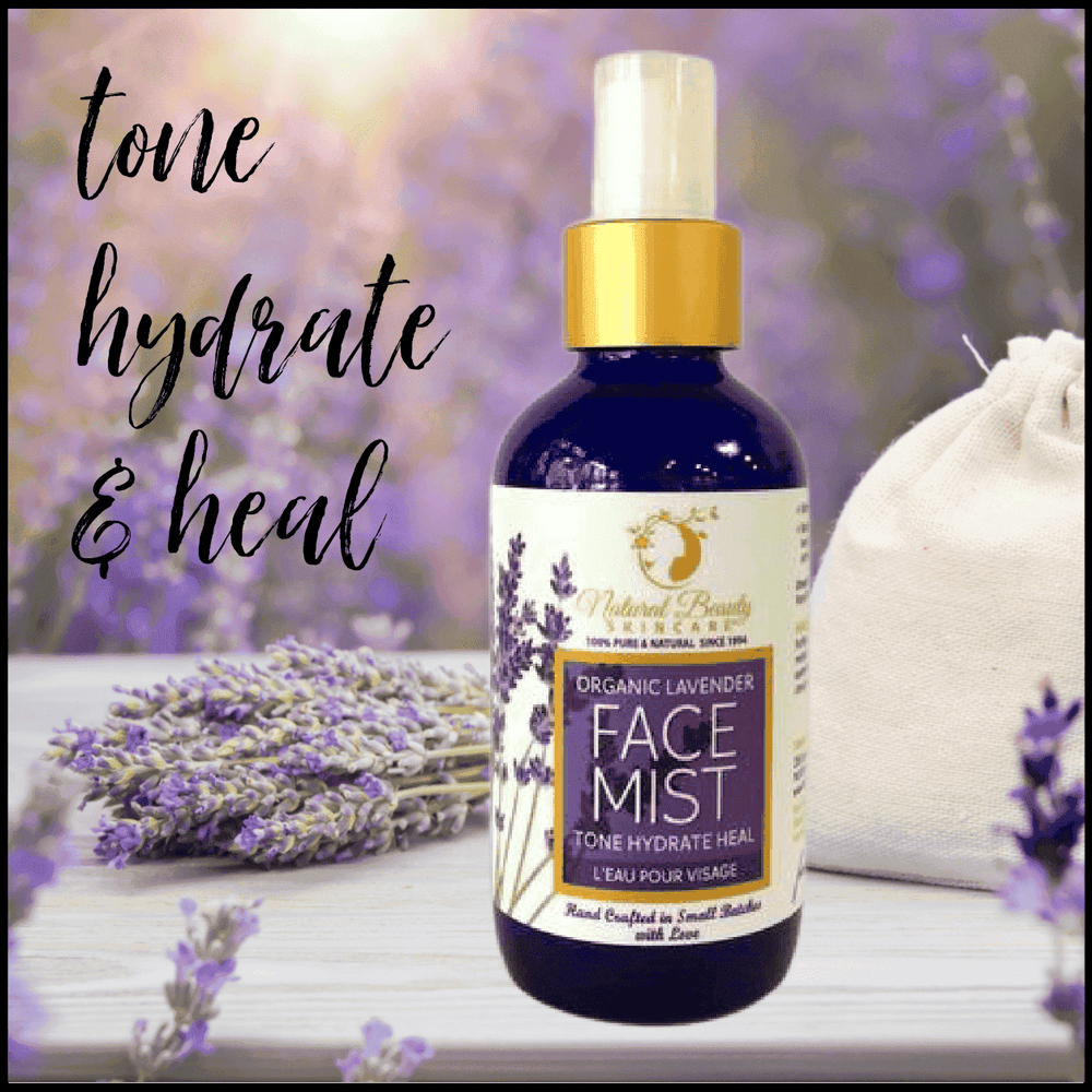 Organic Lavender Facial Mist - Natural Beauty Skincare® - Nature's Creations - Shop Online